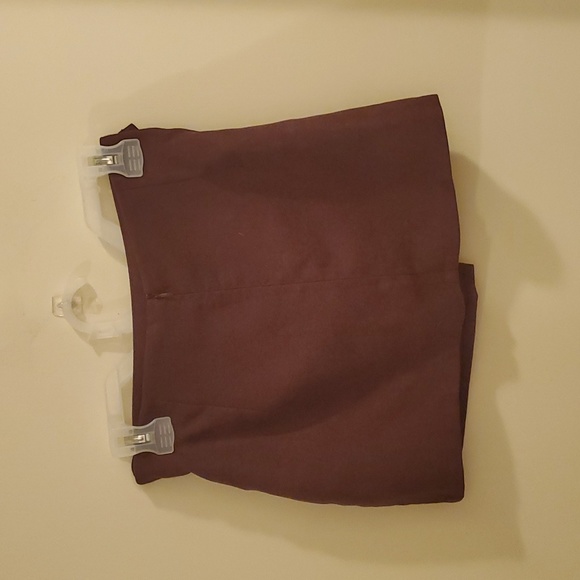 Romwe maroon mini skirt belt - Picture 2 of 5